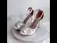 Charmant Weiß Strass Brautschuhe 2022 Knöchelriemen 10 cm Stilettos Peeptoes Hochzeit Hochhackige