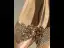 Charming Champagne Heart-shaped Rhinestone Wedding Shoes 2022 Leather 8 cm Stiletto Heels Pointed Toe Wedding Shoes Pumps High Heels