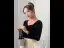 Fashion Black Prom Dresses 2022 A-Line / Princess Square Neckline Star Sequins 3/4 Sleeve Backless Floor-Length / Long Formal Dresses