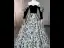 Vintage / Retro Black Butterfly Printing Prom Dresses 2023 Ball Gown Strapless Short Sleeve Backless Floor-Length / Long Prom Formal Dresses