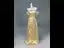 Sexy Gold Evening Dresses 2026 A-Line / Princess Off-The-Shoulder Short Sleeve Backless Sweep Train Formal Dresses