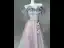 Bling Bling Lavande En Dentelle Papillon Appliques Paillettes Robe De Soirée 2026 Princesse De l'épaule Manches Courtes Dos Nu Longue Robe De Ceremonie