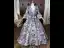 Vintage Mittelalterlich Violett Stickerei Ballkleider 2026 Ballkleid Rundhalsausschnitt Glockenhülsen Lange Festliche Kleider
