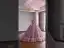 Luxe Bling Bling Rose Sombre Glitter Perlage Paillettes Robe De Bal 2026 Robe Boule Bustier Sans Manches Dos Nu Noeud Tribunal Train Robe De Ceremonie