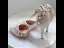 Edles Weiß Perle Brautschuhe 2022 Knöchelriemen Strass 9 cm Stilettos Spitzschuh Brautschuhe Hochhackige