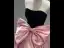 Onírico Rosa Bowknot Vestidos de gala 2026 Ball Gown Sweetheart Sin Mangas Sin Espalda