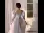 Modest / Simple Grey Spotted Bridesmaid Dresses 2022 A-Line / Princess Puffy Short Sleeve Backless Floor-Length / Long Bridesmaid Formal Dresses Bridesmaid Dresses