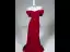 Elegant Red Trumpet / Mermaid Evening Dresses 2026 Strapless Sleeveless Backless Sweep Train Evening Party Formal Dresses