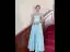 Fashion Sky Blue Satin Homecoming Graduation Dresses 2022 A-Line / Princess Pearl Bow Spaghetti Straps Sleeveless Backless Floor-Length / Long Formal Dresses