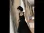 Chic / Beautiful Black Cocktail Party Party Dresses 2022 A-Line / Princess Spaghetti Straps Sleeveless Backless Floor-Length / Long Formal Dresses