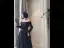 Chic / Belle Noire Paillettes Robe De Bal 2022 Princesse De l'épaule Manches Longues Dos Nu Ceinture Longue Promo Robe De Ceremonie
