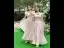 Modest / Simple Blushing Pink Bridesmaid Dresses 2022 A-Line / Princess Backless Bow Floor-Length / Long Bridesmaid Wedding Party Dresses