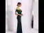 Sexy Black Sequins Evening Dresses 2022 Trumpet / Mermaid Off-The-Shoulder Short Sleeve Backless Split Front Floor-Length / Long Prom Formal Dresses