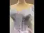 Chic / Belle Bleu Ciel Perlage Paillettes Robe De Bal 2022 Princesse Encolure Carrée Manches Courtes Dos Nu Noeud Ceinture Longue Promo Robe De Ceremonie
