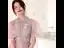 Chic / Beautiful Dusky Pink Pearl Rhinestone Sequins Bridesmaid Dresses 2022 A-Line / Princess Short Sleeve Backless Floor-Length / Long Bridesmaid