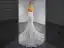 Luxury / Gorgeous White Beading Pearl Wedding Dresses 2022 Trumpet / Mermaid Scoop Neck Sleeveless Backless Court Train Wedding