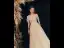 Sparkly Champagne Beading Glitter Prom Dresses 2022 A-Line / Princess Spaghetti Straps Short Sleeve Backless Floor-Length / Long Prom Formal Dresses