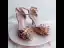 Cinderella Champagne Crystal Wedding Shoes 2022 Rhinestone Ankle Strap 7 cm Stiletto Heels Pointed Toe Wedding Shoes High Heels