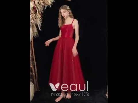 slim fit dress slacks Modest High Neck Red Cheap Short Homecoming Dresses Online, CM652   SposaDresses