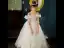 Charmant Blanche Laser Anniversaire Robe Ceremonie Fille 2022 Robe Boule De l'épaule Sans Manches Dos Nu Perle Perlage En Dentelle Fleur Longue Robe Ceremonie Fille