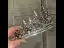 Vintage / Originale Charmant Blanche Faux Diamant Mariage Accessoire Cheveux Mariage Tiare 2022 Zircon Alliage Tiare