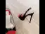 Sexy Black Cocktail Party Patent Leather Womens Sandals 2022 12 cm Stiletto Heels Open / Peep Toe Sandals High Heels