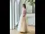 Elegante Champagner Blumen Ballkleider 2023 A Linie Spaghettiträger Ärmellos Rückenfreies Lange Ball Festliche Kleider