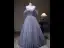 Charmant Meeresblau Perlenstickerei Pailletten Ballkleider 2023 A Linie Off Shoulder Kurze Ärmel Rückenfreies Lange Ball Festliche Kleider