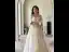 Flower Fairy Chic / Beautiful White Appliques Prom Dresses 2023 A-Line / Princess Off-The-Shoulder Short Sleeve Backless Floor-Length / Long Prom Formal Dresses