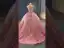 Conte de fée Rougissant Rose Col Haut Robe Boule Robe De Bal 2023 Mancherons Bretelles croisées Train De Balayage Quinceañera Robe De Cérémonie