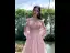 Chic / Beautiful Blushing Pink Bridesmaid Dresses 2021 A-Line / Princess Scoop Neck Beading Rhinestone Sequins Short Sleeve Backless Floor-Length / Long Bridesmaid Wedding Party Dresses