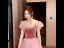 Chic / Belle Rougissant Rose Daim Robe Demoiselle D'honneur 2021 Princesse Encolure Carrée Manches Courtes Dos Nu Thé Longueur Robe Pour Mariage