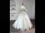 Lovely Sage Green Prom Dresses 2023 A-Line / Princess Cowl Neck Short Sleeve Crossed Straps Glitter Sequins Tulle Formal Dresses