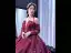 High-end Vintage / Retro Burgundy Handmade  Sequins Lace Flower Prom Dresses 2023 Ball Gown Halter 3/4 Sleeve Backless Chapel Train Formal Dresses