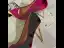 Fashion Burgundy Evening Party Suede Pumps 2023 10 cm Stiletto Heels Pointed Toe Pumps High Heels