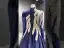 Vintage / Retro Navy Blue Lace Flower Prom Dresses 2022 A-Line / Princess High Neck Long Sleeve Floor-Length / Long Formal Dresses
