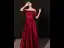 Fashion Burgundy Evening Dresses  2021 A-Line / Princess Spaghetti Straps Sleeveless Backless Floor-Length / Long Formal Dresses