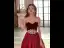 Chic / Beautiful Burgundy Prom Dresses 2022 A-Line / Princess Suede Strapless Rhinestone Sleeveless Backless Floor-Length / Long Formal Dresses