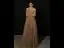 Fashion Champagne Pearl Prom Dresses 2021 A-Line / Princess One-Shoulder Short Sleeve Backless Floor-Length / Long Formal Dresses