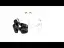 Unique Noire Cocktail Sandales Femme 2022 Bride Cheville 14 cm Talons Épais Peep Toes / Bout Ouvert Sandales Femme Talons Hauts