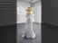 Charming White Trumpet / Mermaid Wedding Dresses 2022 Off-The-Shoulder Puffy Short Sleeve Backless Beading Pearl Sequins Floor-Length / Long Wedding