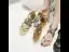 Bohême Beige Plage Faux Diamant Plate Sandales Femme 2022 Peep Toes / Bout Ouvert Sandales