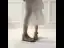 Bohême Ethnique Marron Plage Plate Sandales Femme 2022 Bride Cheville Peep Toes / Bout Ouvert Sandales