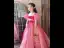 Chic / Beautiful Red Spotted Birthday Flower Girl Dresses 2022 Ball Gown Square Neckline Puffy Short Sleeve Floor-Length / Long Flower Girl Dresses