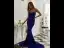 Sexy Noire Fendue devant Robe De Soirée 2022 Robe Boule Bustier Sans Manches Dos Nu Soirée Tribunal Train Robe De Ceremonie