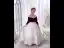 Elegant Burgundy Satin Birthday Flower Girl Dresses 2022 Ball Gown Pearl Scoop Neck Sash Bow Long Sleeve Floor-Length / Long Flower Girl Dresses