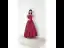 Modern / Fashion Burgundy Evening Dresses  2018 A-Line / Princess Strapless Sleeveless Floor-Length / Long Ruffle Backless Formal Dresses