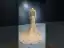 Sparkly Champagne Beading Pearl Sequins Evening Dresses 2022 Trumpet / Mermaid High Neck Long Sleeve Court Train Evening Party Formal Dresses
