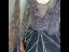 Vintage / Originale Bleu Marine Perlage Paillettes Robe De Bal 2022 Robe Boule Encolure Dégagée Dos Nu Manches Longues Longue Promo Robe De Ceremonie