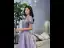 Chic / Beautiful Lilac Sequins Prom Dresses 2022 A-Line / Princess Strapless Puffy Short Sleeve Backless Floor-Length / Long Prom Formal Dresses